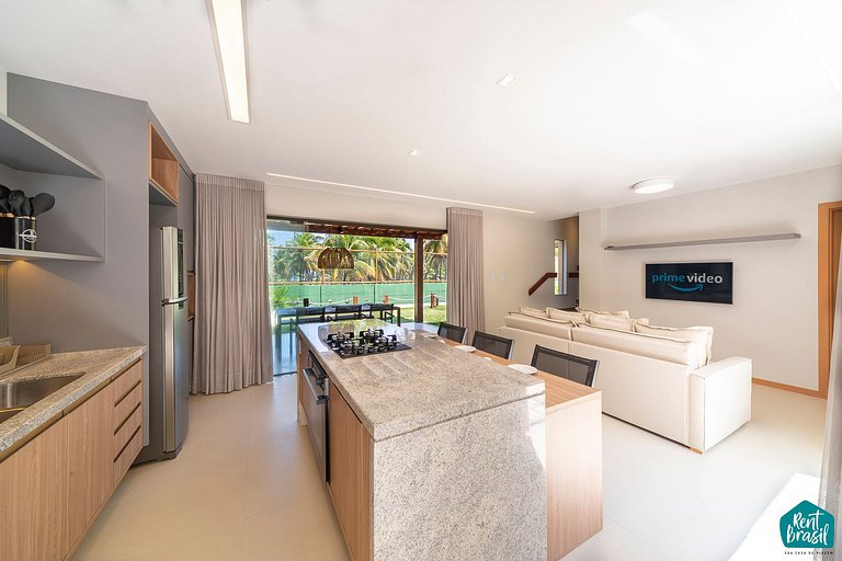 Lindo Bangalô Duplex em Imbassaí Privilege - S02