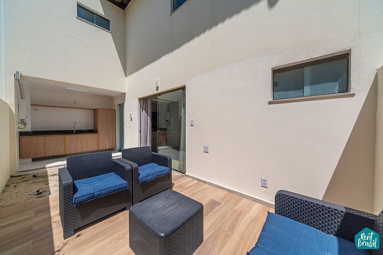 Lindo Bangalô Duplex em Imbassaí Privilege - S02