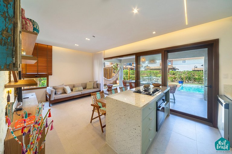 Beautiful Bungalow with Pool in Itacimirim