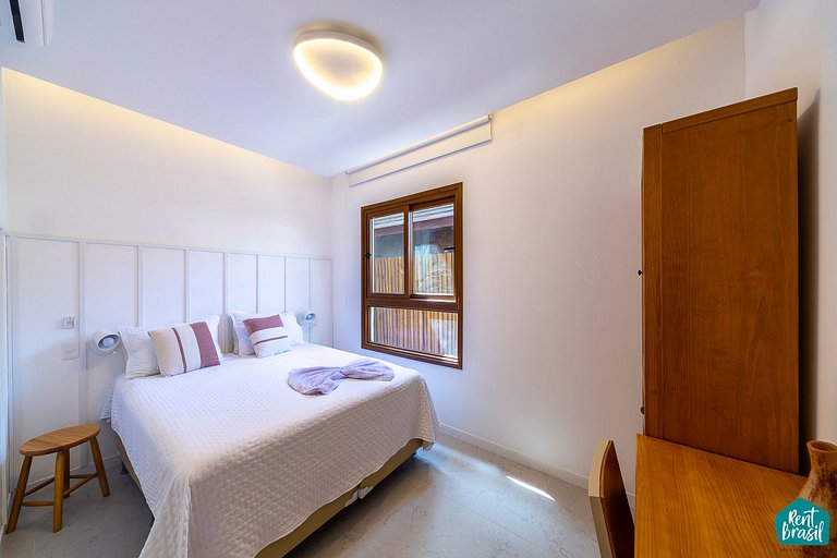 Hermoso bungalow con piscina en Itacimirim