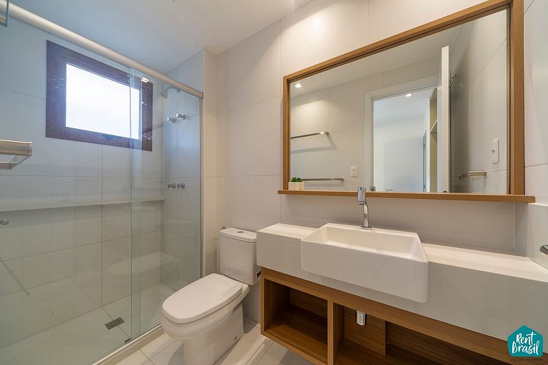 Hermoso bungalow con piscina en Itacimirim