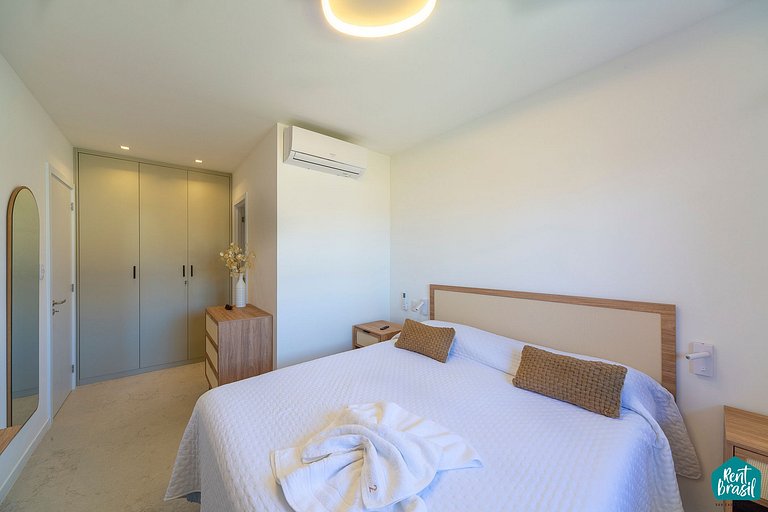 Hermoso bungalow con piscina en Itacimirim