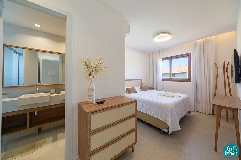 Hermoso bungalow con piscina en Itacimirim