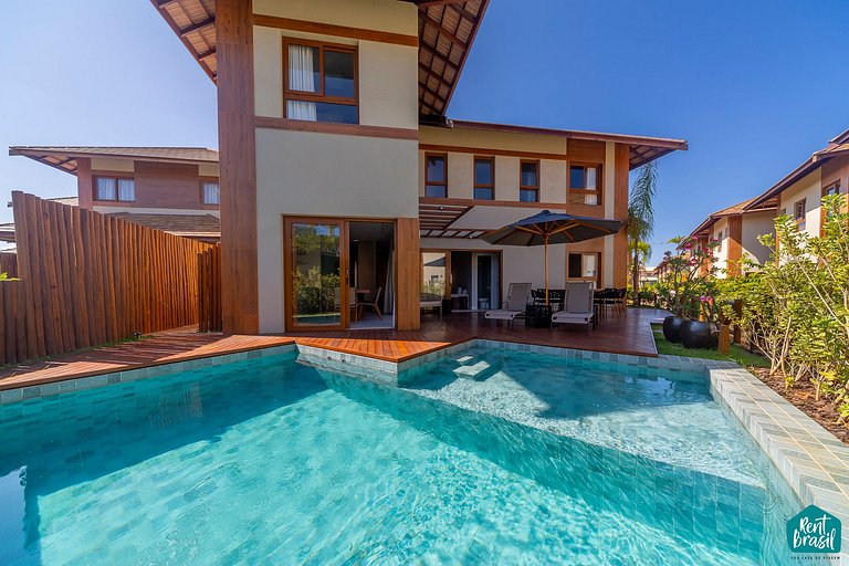 Beautiful 4-bedroom village house in Itacimirim