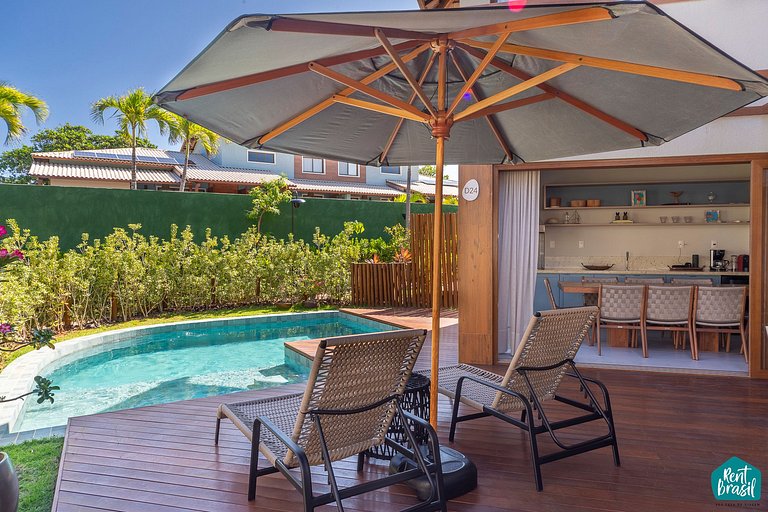 Beautiful 4-bedroom village house in Itacimirim