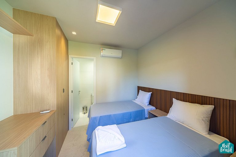 Lindo Village de 4 quartos em Itacimirim