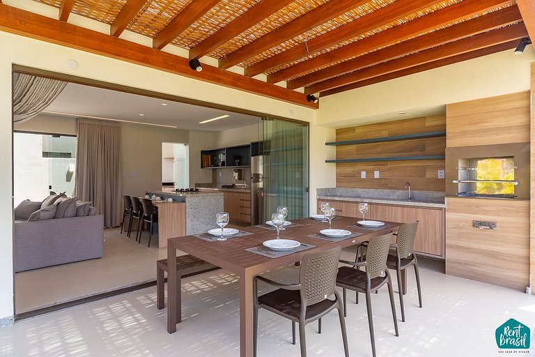 Encantador bungalow de 2 dormitorios en Imbassaí