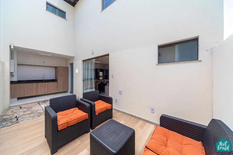 Encantador bungalow de 2 dormitorios en Imbassaí