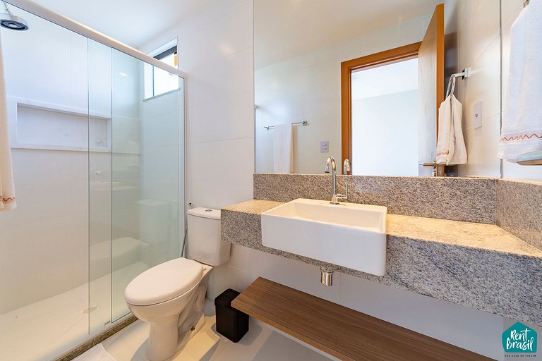 Encantador bungalow de 2 dormitorios en Imbassaí