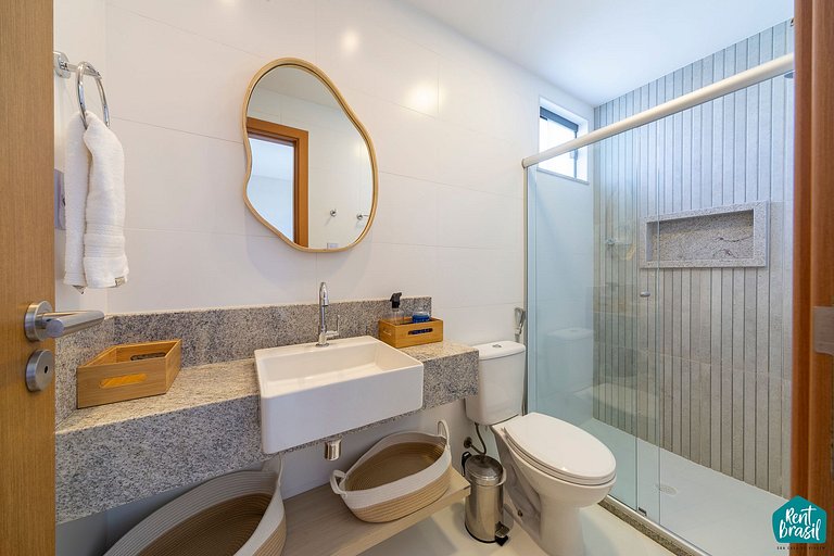 Bangalô Duplex Decorado em Imbassaí - N01