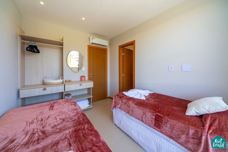 Bangalô Duplex Decorado em Imbassaí - N01