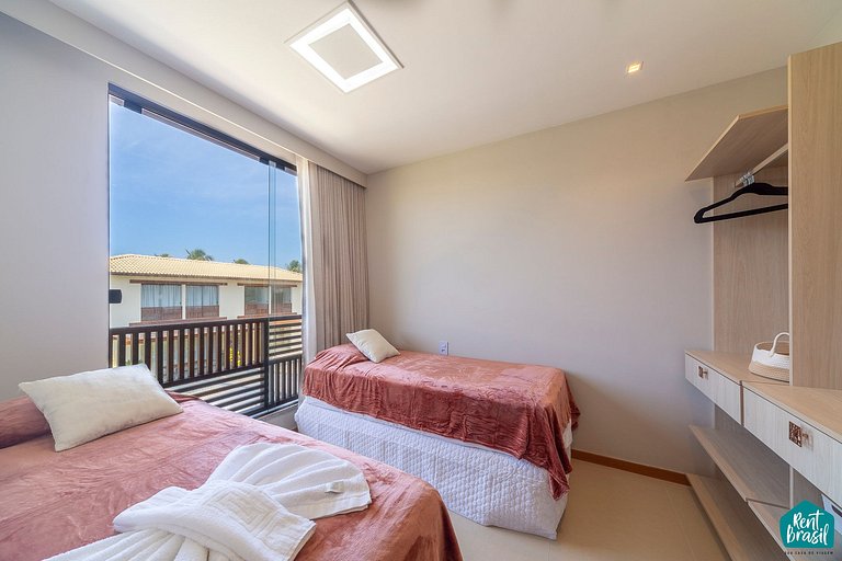 Bangalô Duplex Decorado em Imbassaí