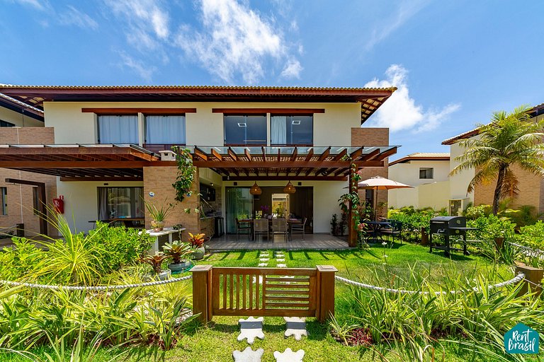 Decorated Duplex Bungalow in Imbassaí