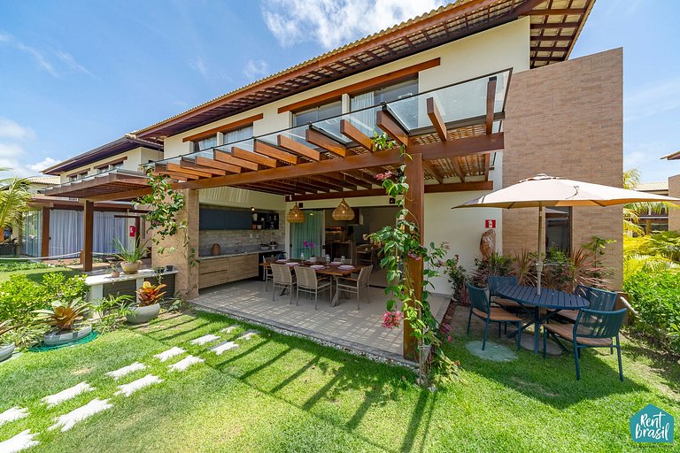 Bangalô Duplex Decorado em Imbassaí - N01