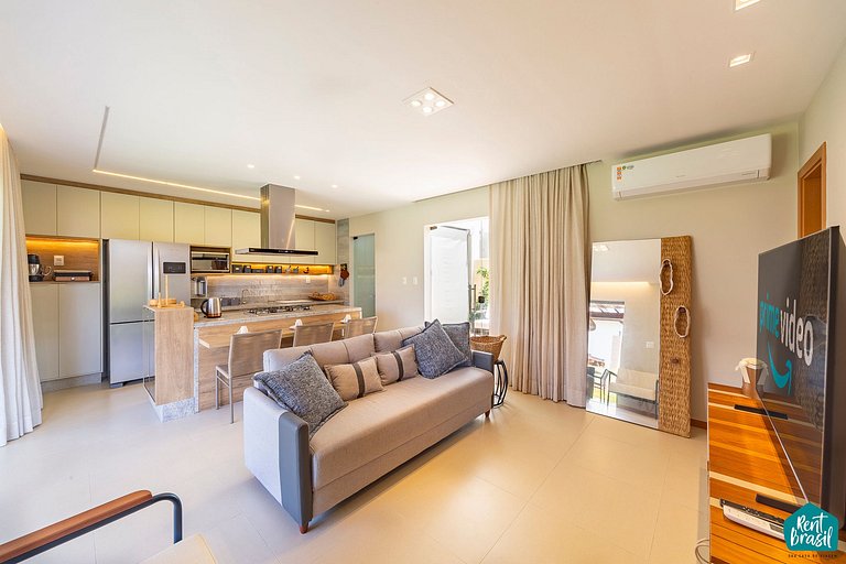 Bangalô Duplex Decorado em Imbassaí