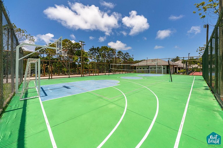 Casa dúplex moderna con piscina en Praia do Forte