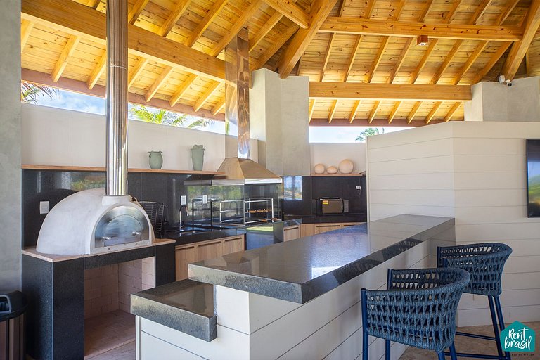 Casa dúplex moderna con piscina en Praia do Forte