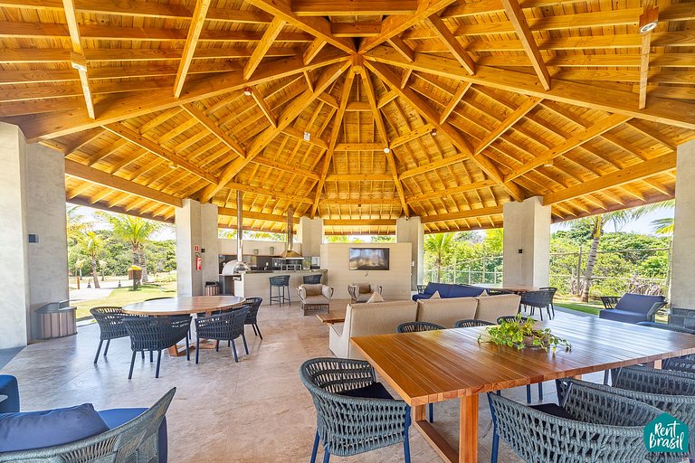 Casa dúplex moderna con piscina en Praia do Forte