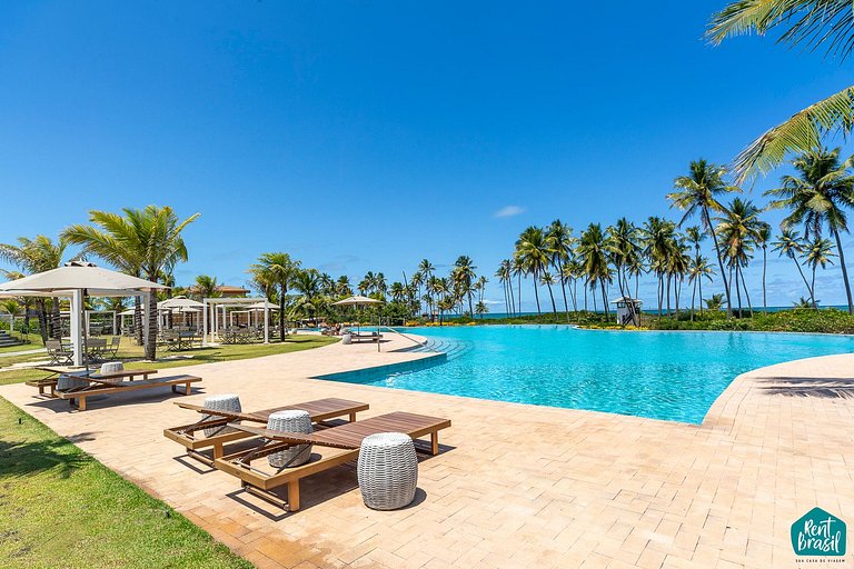 Modern duplex house with pool in Praia do Forte