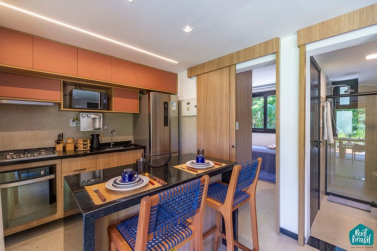 Modern duplex house with pool in Praia do Forte