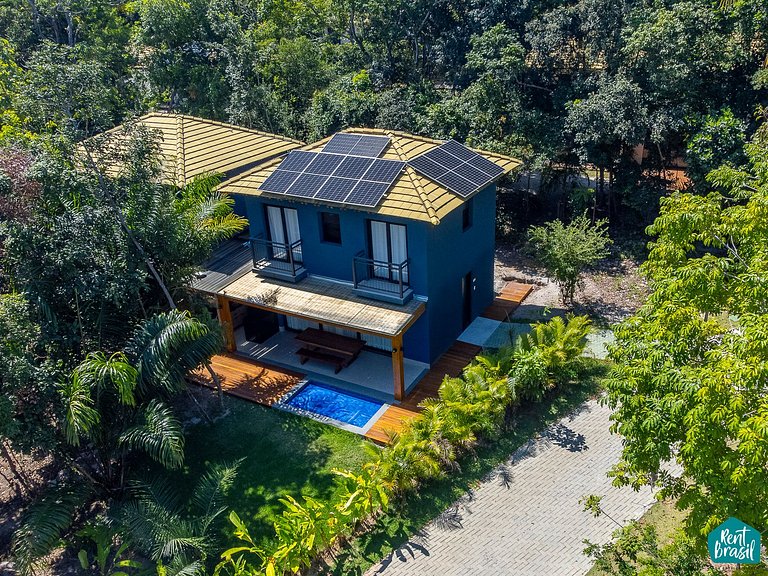 Modern duplex house with pool in Praia do Forte