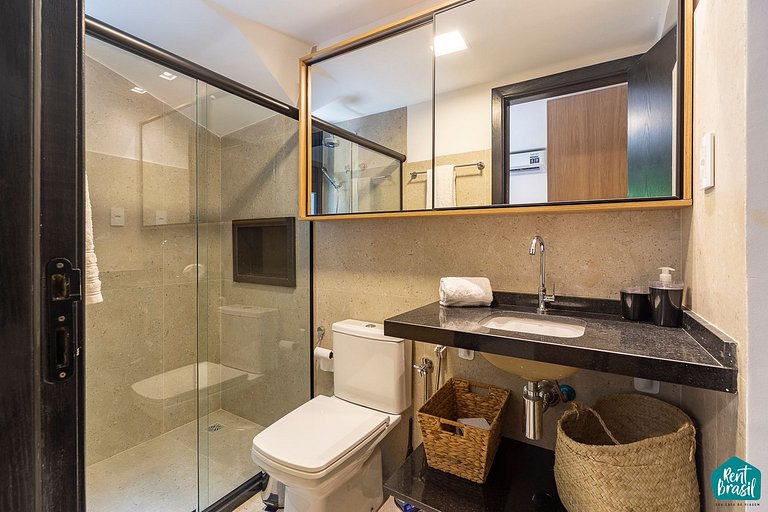 Modern duplex house with pool in Praia do Forte