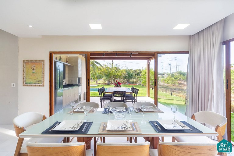 Casa 249 Luxuosa de 4 suítes em Sauípe