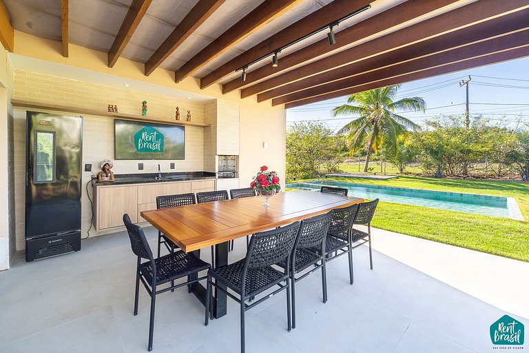 Casa 249 Luxuosa de 4 suítes em Sauípe