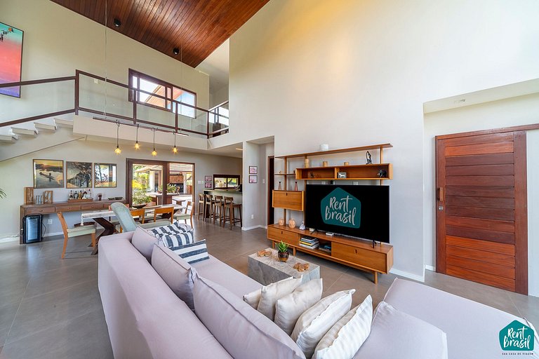 Sophisticated 4-suite house in Praia do Forte