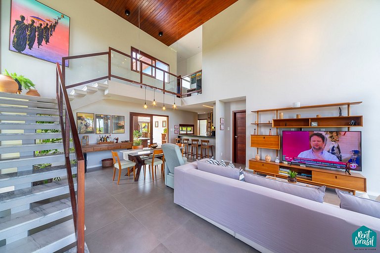 Sophisticated 4-suite house in Praia do Forte