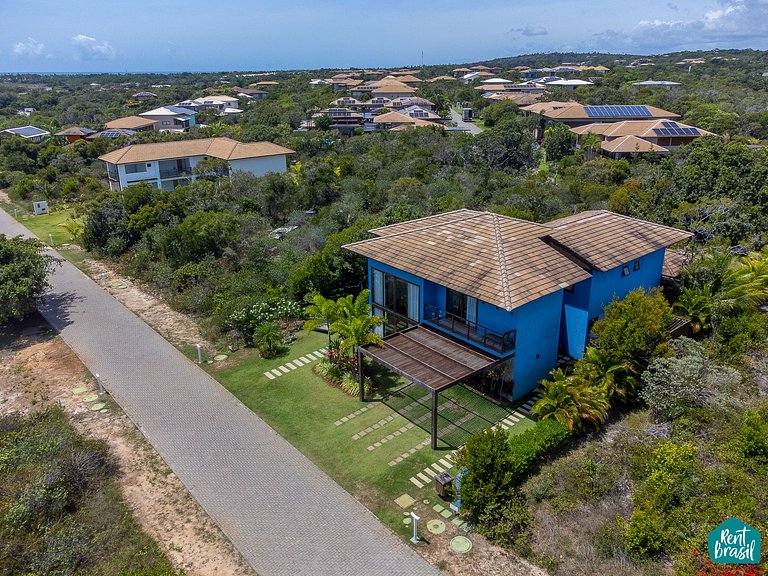 Sofisticada casa de 4 suites en Praia do Forte