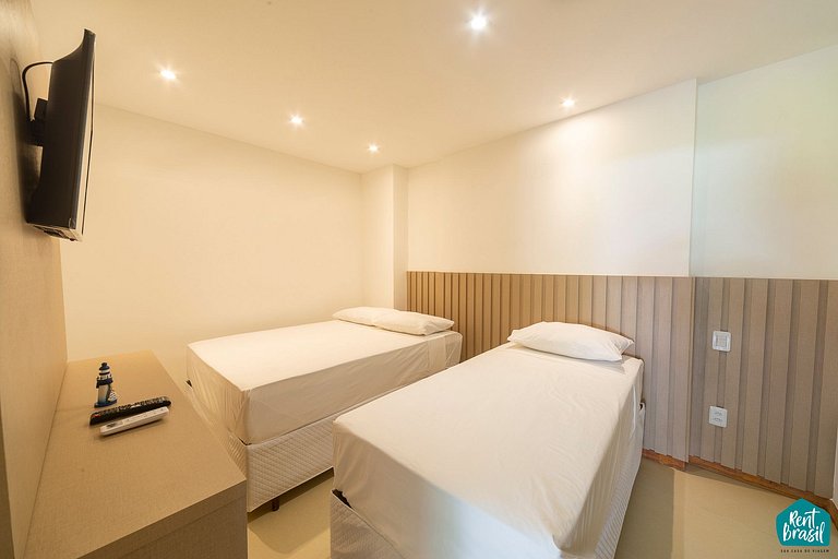 Bangalô de 3 quartos com Piscina em Imbassaí - N07