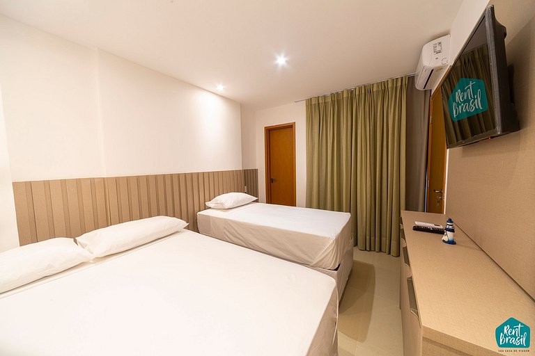 Bangalô de 3 quartos com Piscina em Imbassaí - N07