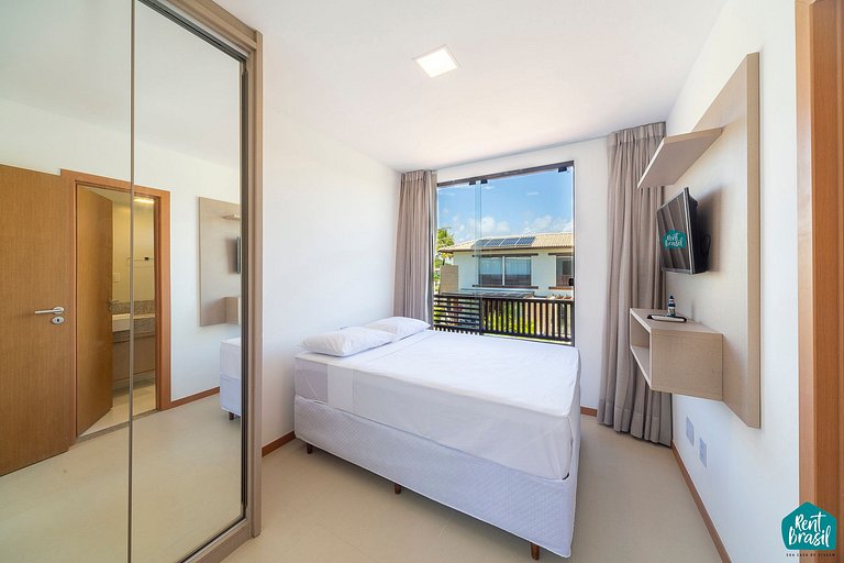 Hermoso pueblo con piscina en Imbassaí