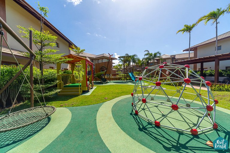 Hermoso bungalow con piscina en Itacimirim