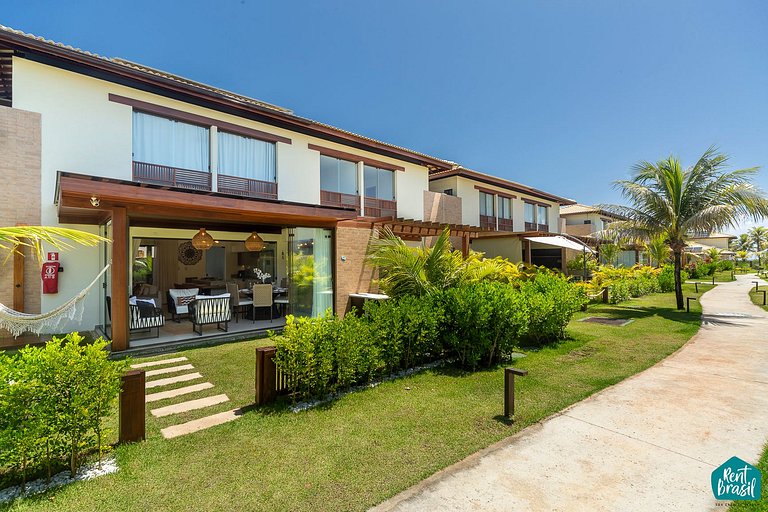 Lindo e elegante bangalô em Imbassaí Privilege - Casa I04