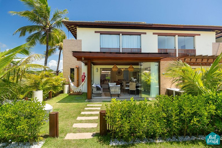 Linda elegante casa I4 vista mar Imbassai Privilege