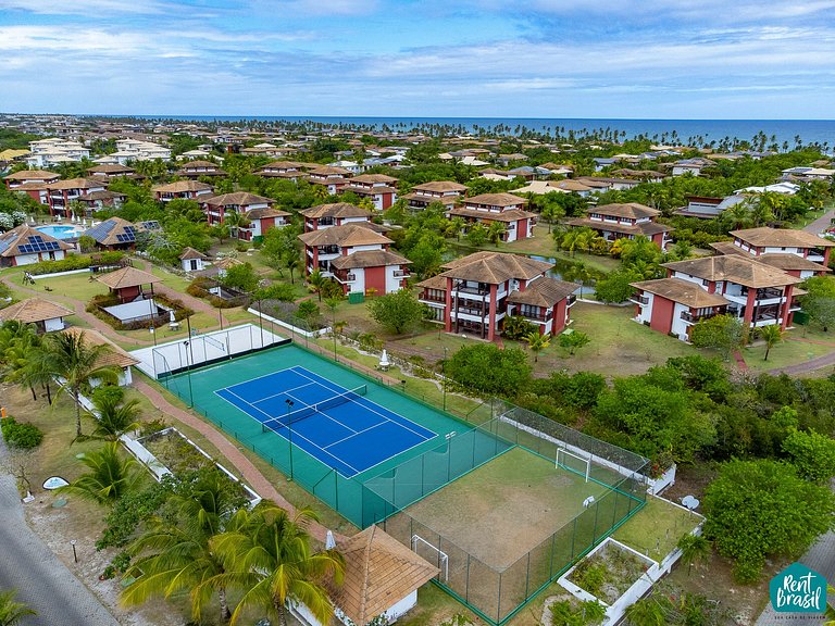 Encantador pueblo en Praia do Forte