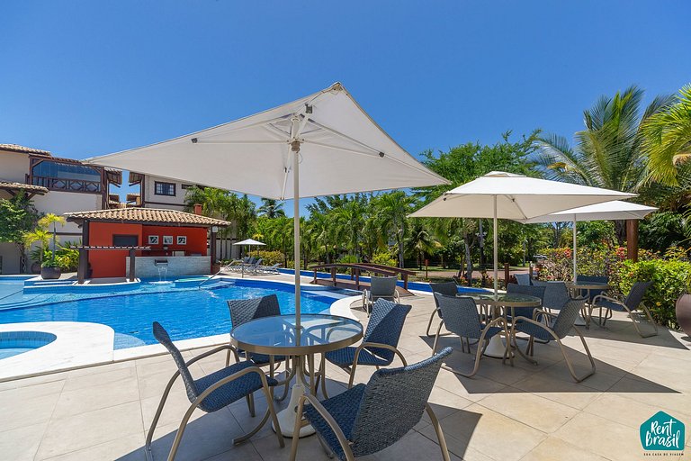 Acogedor apartamento de 2 habitaciones en Praia do Forte