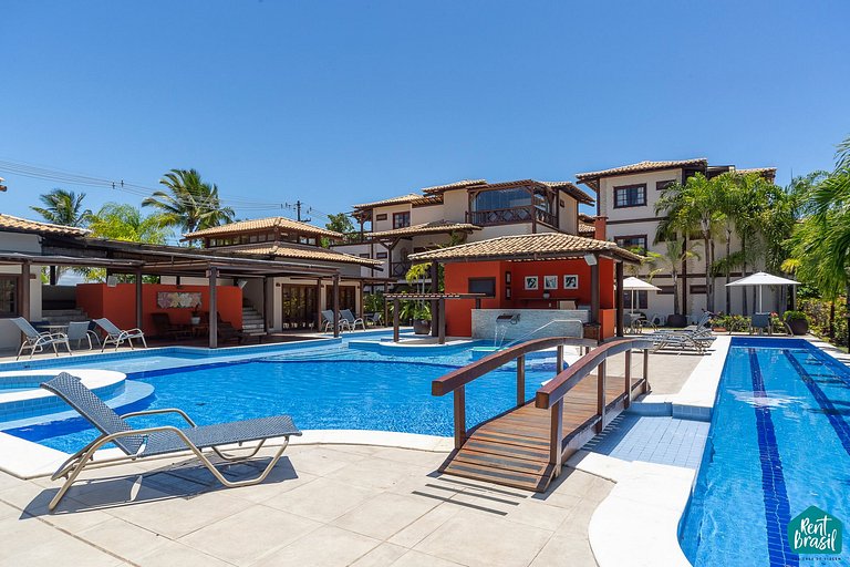 Acogedor apartamento de 2 habitaciones en Praia do Forte