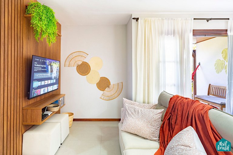 Acogedor apartamento de 2 habitaciones en Praia do Forte