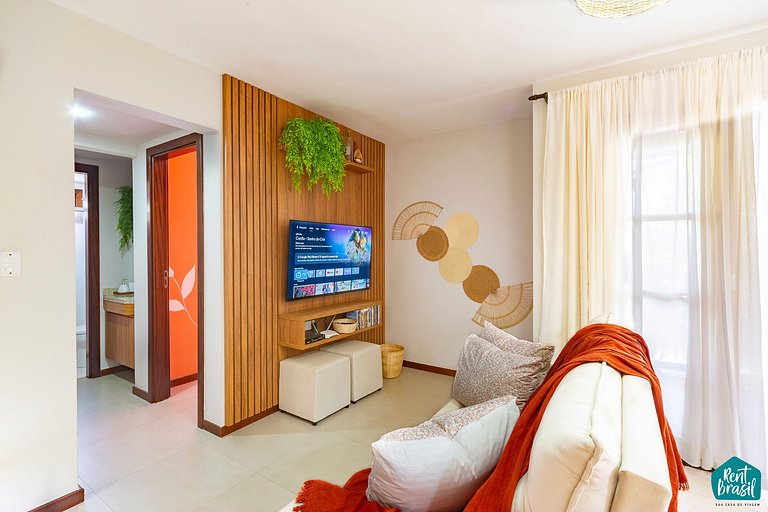 Cozy 2-bedroom apartment in Praia do Forte