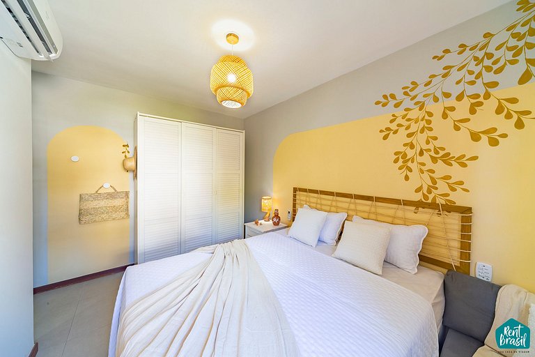 Acogedor apartamento de 2 habitaciones en Praia do Forte