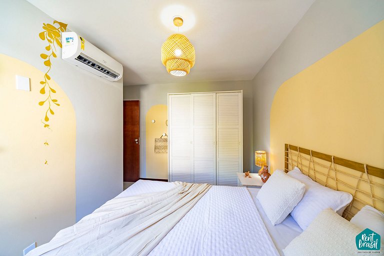 Cozy 2-bedroom apartment in Praia do Forte