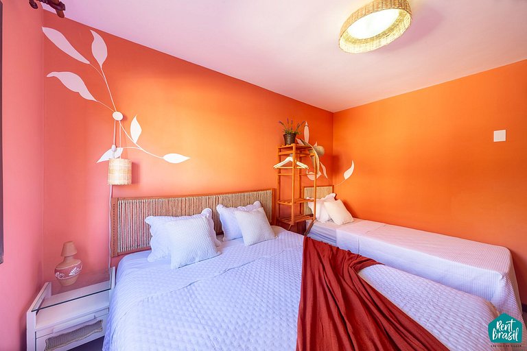 Cozy 2-bedroom apartment in Praia do Forte