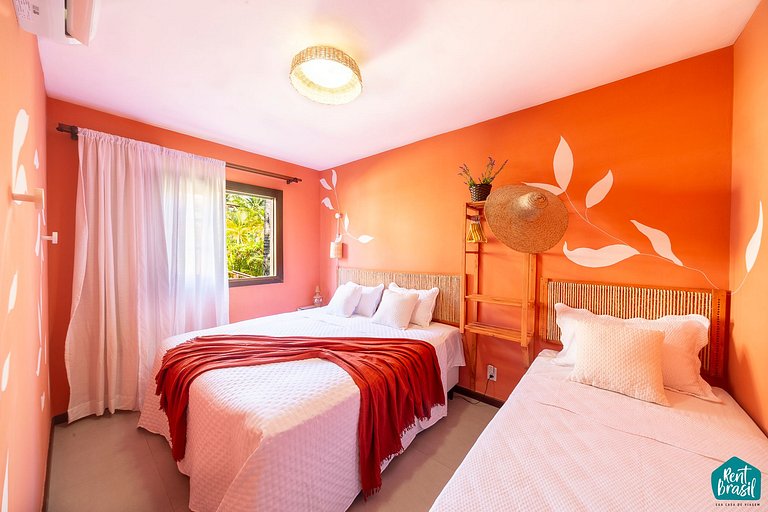 Cozy 2-bedroom apartment in Praia do Forte