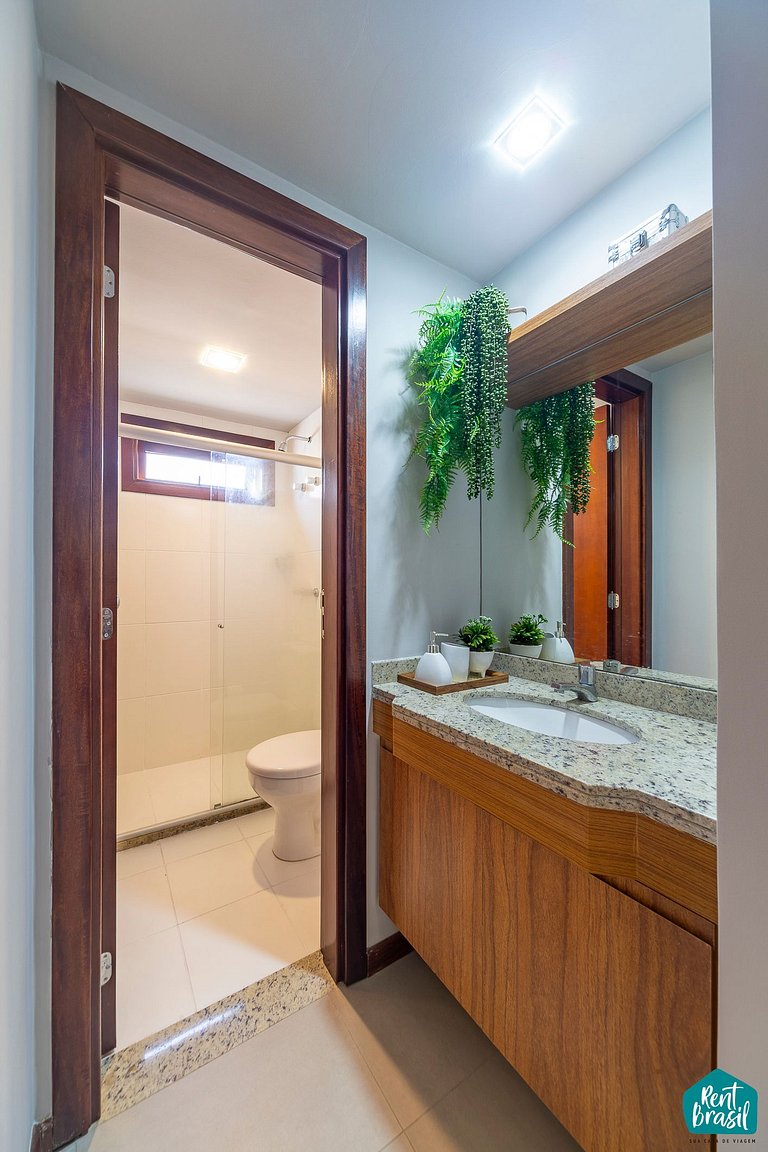 Cozy 2-bedroom apartment in Praia do Forte