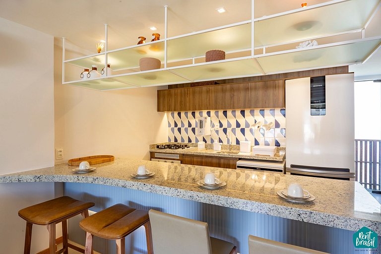 Encantador pueblo con vistas al mar en Itacimirim