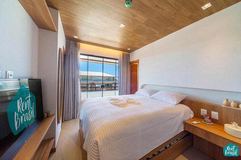 Charming Village with Sea View in Itacimirim