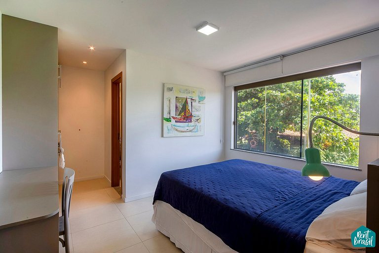 Apto Superior com Vista da Piscina em Imbassaí - D104